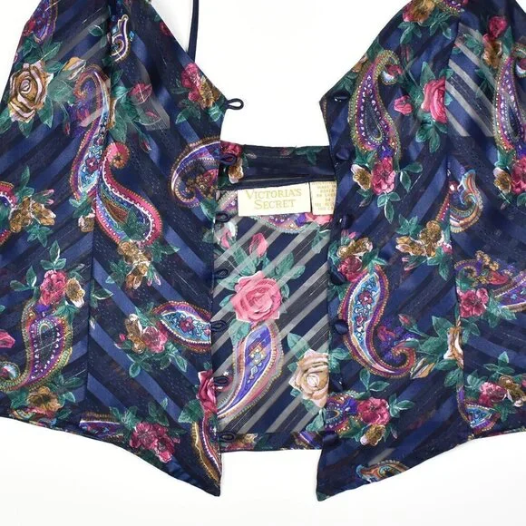 Vintage Victoria's Secret Gold Label 2-Piece Lingerie Set - M - Picture 9 of 10